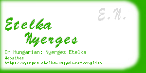 etelka nyerges business card